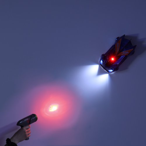 KIK KX3614 RC Laserem řízené auto jezdící po stěnách, modré