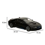 KIK KX3537 RC auto BMW i8 1:14 s automatickými dveřmi, černé