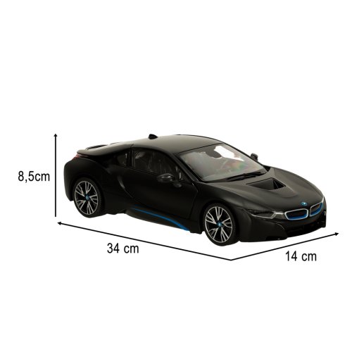 KIK KX3537 RC auto BMW i8 1:14 s automatickými dveřmi, černé