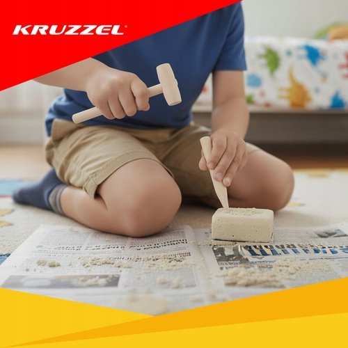 Kruzzel 26771 Sada pro malé archeology - vykopávky dinosaurů 5 v 1