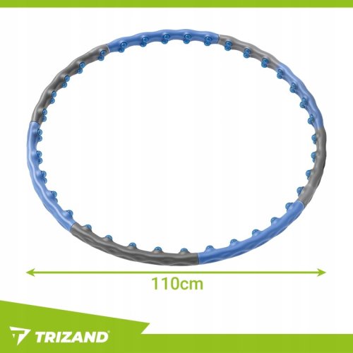 Trizand 26347 Masážna obruč Hula Hoop skladacia, 100 cm