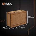 Ruhhy 24602 Dřevěná spořící pokladnička s výzvou 