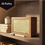 Ruhhy 24602 Dřevěná spořící pokladnička s výzvou 