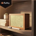 Ruhhy 24602 Dřevěná spořící pokladnička s výzvou 