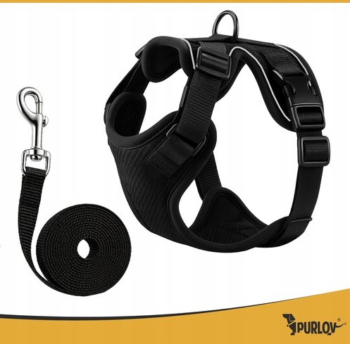 Purlov 26868 Postroj pre psa veľkosti. S, čierny