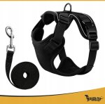 Purlov 26869 Postroj pre psa veľkosti. XS, čierna