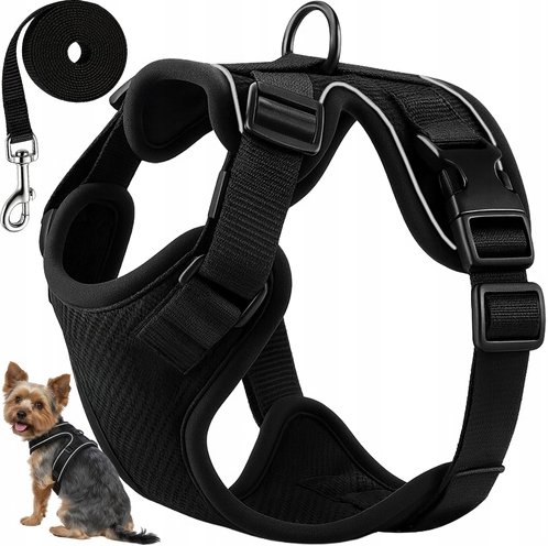 Purlov 26869 Postroj pre psa veľkosti. XS, čierna