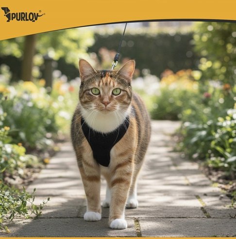 Purlov 26869 Postroj pre psa veľkosti. XS, čierna