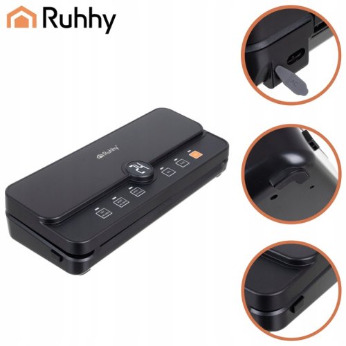 Ruhhy 24620 Vákuová zváračka fólií 110 W, 80 kPa, čierna