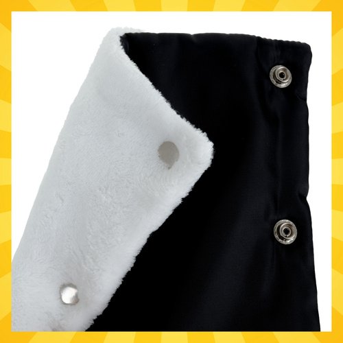 Kruzzel 25814 Rukavice na kočík, zateplené, čierne