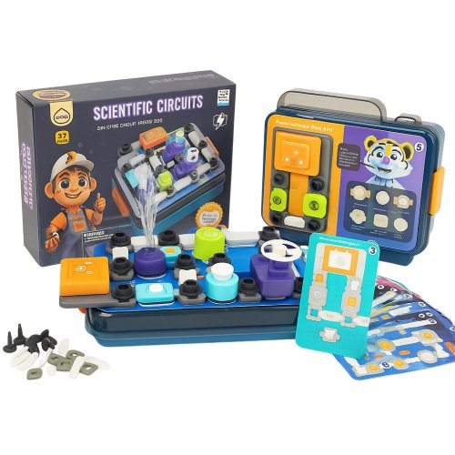 KIK KX2916 Dětská elektronická experimentální sada – Scientific Circuits, 58 dílů