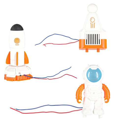 KIK KX2916_2 Dětská elektronická experimentální sada – Aerospace Electronics