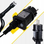 Izoxis 24899 Vánoční osvětlení 500 LED, IP44, 8 režimů, 35 m, studená bílá