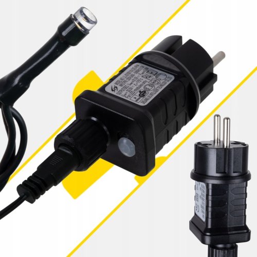 Izoxis 24899 Vánoční osvětlení 500 LED, IP44, 8 režimů, 35 m, studená bílá