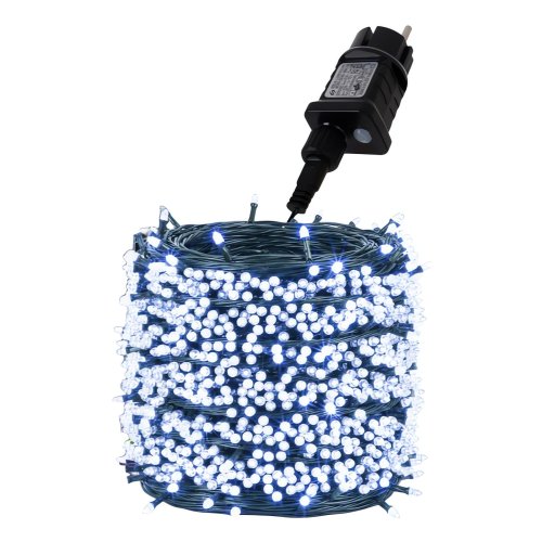 Izoxis 24899 Vánoční osvětlení 500 LED, IP44, 8 režimů, 35 m, studená bílá