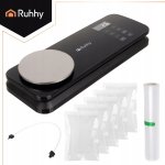 Ruhhy 24756 Vakuová svářečka fólií s váhou 120 W, 80 kPa, černá
