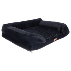 Purlov 26915 Ortopedický pelíšek pro psa 80 x 65 cm, vel. M, černá 