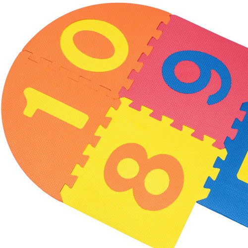 KIK KX4507 Pěnové puzzle skákací panák 33 x 33 x 1 cm, 11 dílů