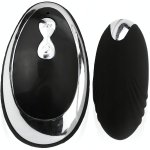 Vibračné vajíčko Sensual M17-15, 20 vibrácií, 2 x AAA, čierne