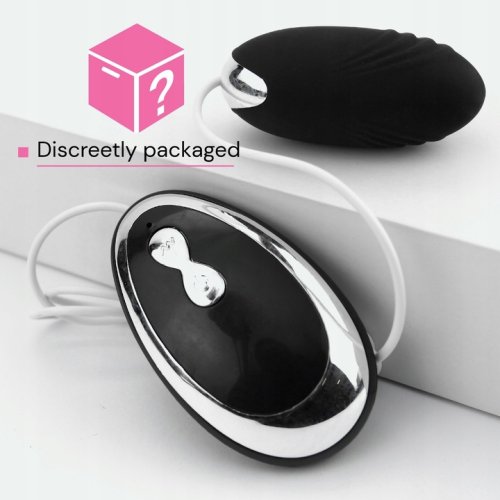 Vibračné vajíčko Sensual M17-15, 20 vibrácií, 2 x AAA, čierne