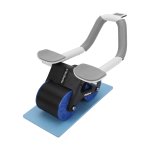 Rebel RBA-3068 AB Roller Wheel cvičiteľ brušných svalov, LCD, AB-3, čierna a modrá