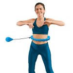 Rebel RBA-3066 Masážna obruč so závažím 43 cm, modrá