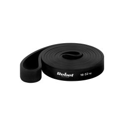 Rebel RBA-3001 Odporová guma TPE - Power Band PT-3, 16-32 kg, černá