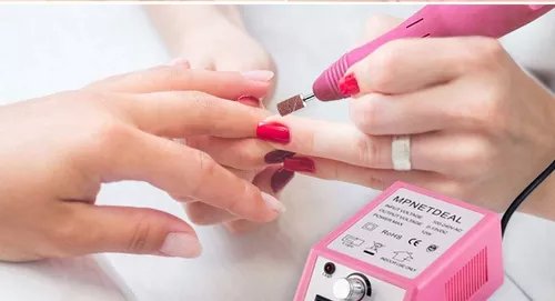 Verk 24499 Bruska na nehty s nástavci, šedá