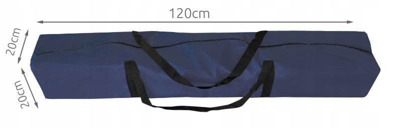 Malatec 7903 Zahradní altán skládací 3 x 3 m + 4 boční stěny modrá