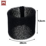 Kaminer 26747 Pěnový filtr do vysavače 23918, 28 x 7,5 cm, černý