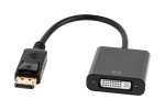 Cabletech KOM0981 Kabelový adaptér z DisplayPort na DVI, černý