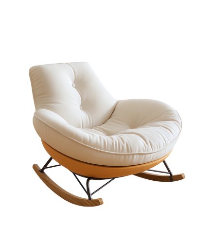 Gordon G1205 Houpací křeslo s měkkým polstrováním, krémové
