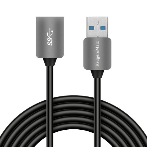 Kruger&Matz KM0336 1x USB 3.0 A konektor / 1x USB 3.0 A zdířka, 100 cm