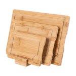 Ruhhy 26265 Sada bambusových prkének ve stojanu 3 ks