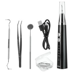 Soulima 25746 Ultrazvukový odstraňovač zubného kameňa, 5 režimov, čierny