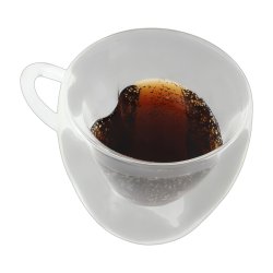 Ruhhy 26906 Skleněný hrnek srdíčko 240 ml