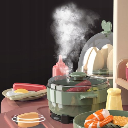 Gordon G300 Dětská kuchyňka se zvuky, 38 dílů, béžovo-modrá