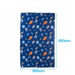 Isomedix 26897 Antistresová záťažová deka pre deti 4 kg, 100 x 150 cm, modrá