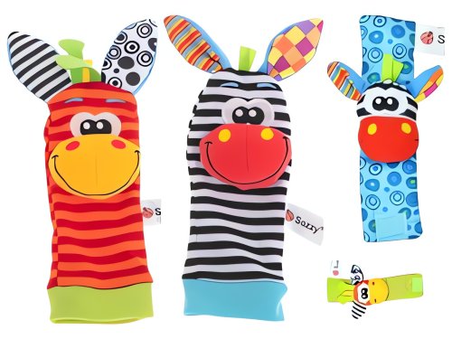 Kruzzel 25068 Chrastiace ponožky a náramky 4 ks