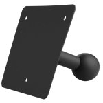 HOGLER 4079 Nástenný nosič bicyklov na ťažné zariadenie, 20 kg, čierny