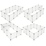 Nuxie 3933 Ohrádka pro zvířata, modulová, Premium, 42 x 125 x 63 cm