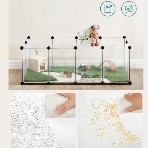 Nuxie 3932 Detská ohrádka, modulárna, Premium, 46 x 143 x 73 cm