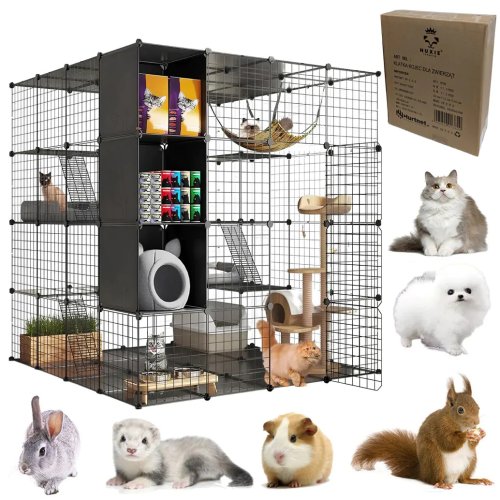 Nuxie 3920 Ohrádka pro zvířata, modulová, Premium, 144 x 144 x 144 cm