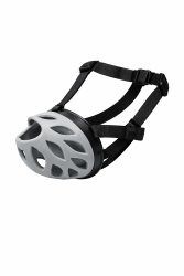 Nuxie 3557 Flexibilný náhubok pre psov veľkosti. L, sivá