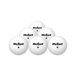 Rebel RBA-4007 Sada míčků na stolní tenis, ABS, 6 ks, bílá