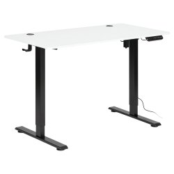 ModernHome JNI-D45A-1-1 Elektricky výškově nastavitelný psací stůl 120 x 60 cm, bílý