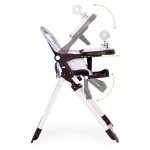 EcoToys HC301-2401 Skládací dětská jídelní židlička s hračkami džungle