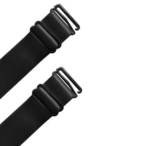 Ruhhy 27226 Neviditeľné pánske podväzky, ktoré zabraňujú vyhrňovaniu košele, 2 ks, čierne