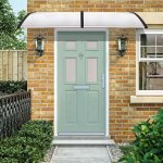 MultiGarden Strecha nad vchodovými dverami 120 x 100 cm z polykarbonátu