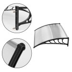 MultiGarden Strecha nad vchodovými dverami 120 x 100 cm z polykarbonátu